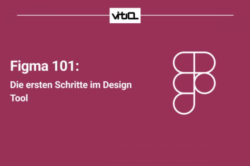 Eine Person zeichnet auf einem Blatt Papier, das eine Reihe von Wireframes für eine Benutzeroberfläche zeigt. Im Vordergrund befindet sich das Logo der Design-Software Figma, bestehend aus einer roten, einer violetten und einer grünen Form sowie zwei blau
